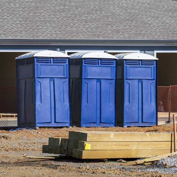 can i customize the exterior of the portable toilets with my event logo or branding in Novice